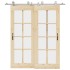Kit de herrajes para puerta corredera 200 cm acero
