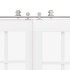 Kit de herrajes para puerta corredera 200 cm acero