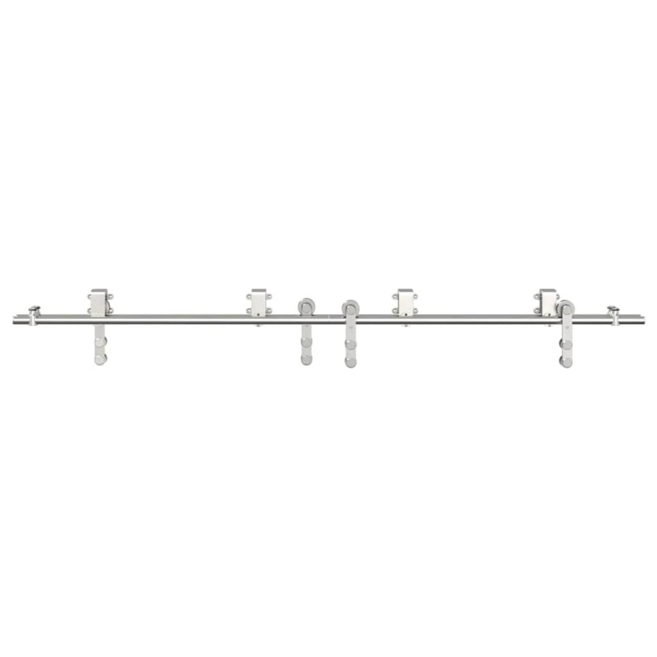 Kit de herrajes para puerta corredera 200 cm acero