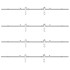 Kit de herrajes para puerta corredera 366 cm acero