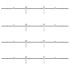 Kit de herrajes para puerta corredera 400 cm acero