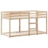Cama litera sin colchón madera maciza de pino 90x200
