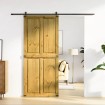 Puerta de granero CORONA madera maciza pino 90x210 cm