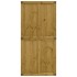 Puerta de granero CORONA madera maciza pino 90x210