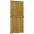 Puerta de granero CORONA madera maciza pino 90x210