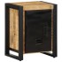 Mesita de noche madera maciza mango 40x30x51