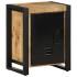 Mesita de noche madera maciza mango 40x30x51