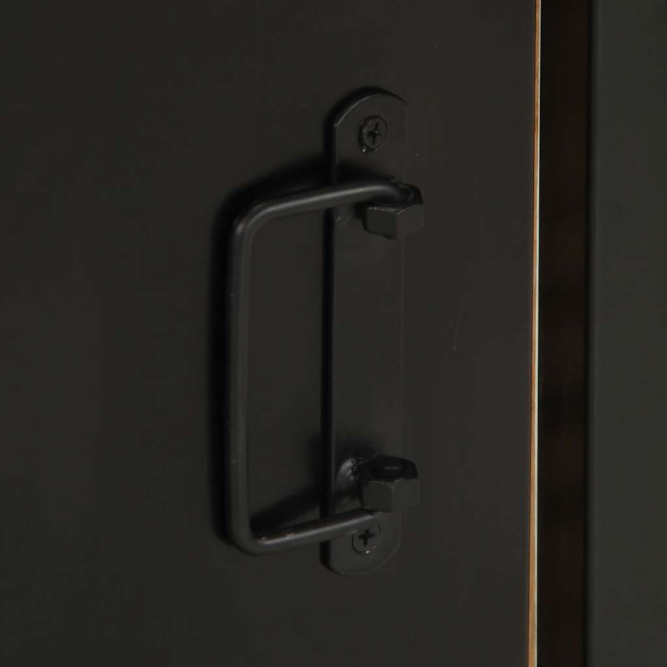 Mesita de noche madera maciza mango 40x30x51