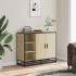 Aparador de madera de ingeniería roble Sonoma 92x35x76
