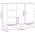 Aparador de madera de ingeniería roble Sonoma 92x35x76