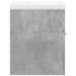 Set muebles de baño 2 piezas madera contrachapada gris