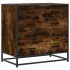 Cómoda de madera contrachapada roble ahumado 70x41x70