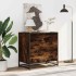 Cómoda de madera contrachapada roble ahumado 70x41x70