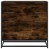 Cómoda de madera contrachapada roble ahumado 70x41x70
