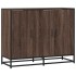 Aparador madera contrachapada marrón roble 94x35x76