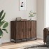 Aparador madera contrachapada marrón roble 94x35x76