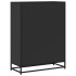 Estantería madera ingeniería negra 80,5x35x107,5
