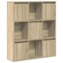 Estantería de madera de ingeniería roble sonoma 89x24x101,5