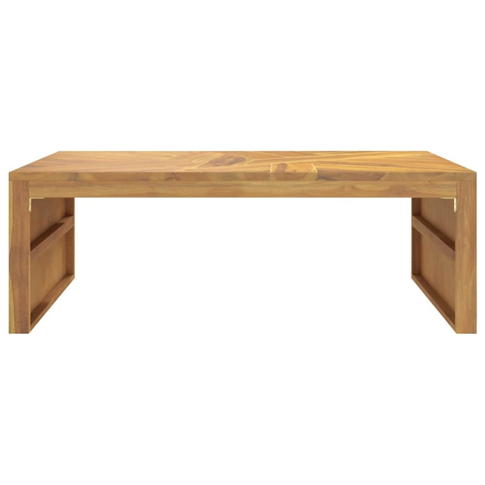 Mesa de centro madera maciza de teca 110x60x38