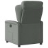 Sillón reclinable de tela gris