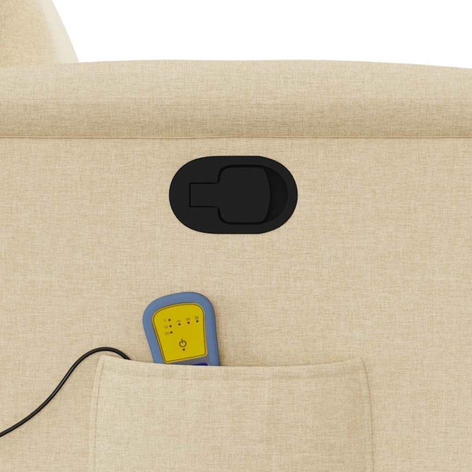 Sillón de masaje reclinable de tela