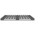 Cama de palets madera maciza de pino gris King Size 150x200