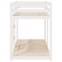 Litera de madera maciza de pino blanco 75x190