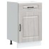 Mueble bajo de cocina Kalmar gris sonoma madera de