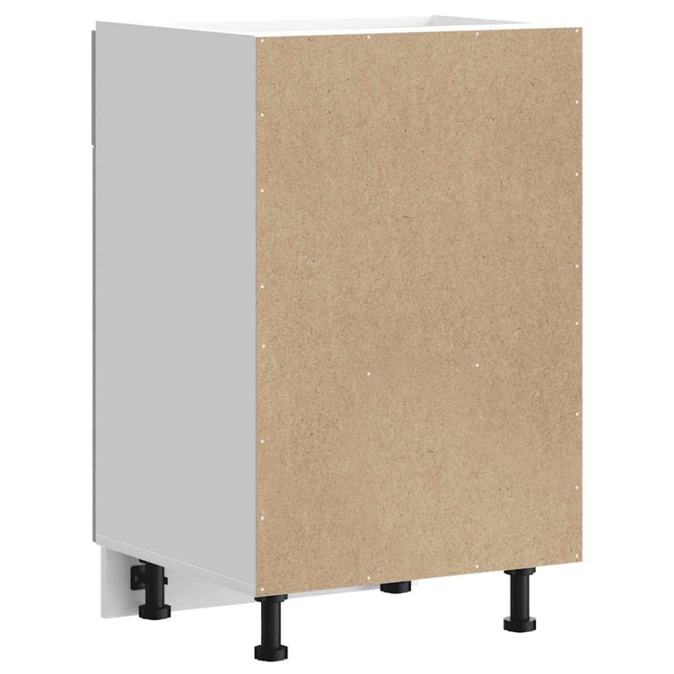 Mueble bajo de cocina Kalmar gris sonoma madera de