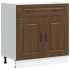 Mueble bajo de cocina Kalmar madera ingeniería de roble