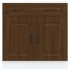 Mueble bajo de cocina Kalmar madera ingeniería de roble
