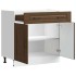 Mueble bajo de cocina Kalmar madera ingeniería de roble