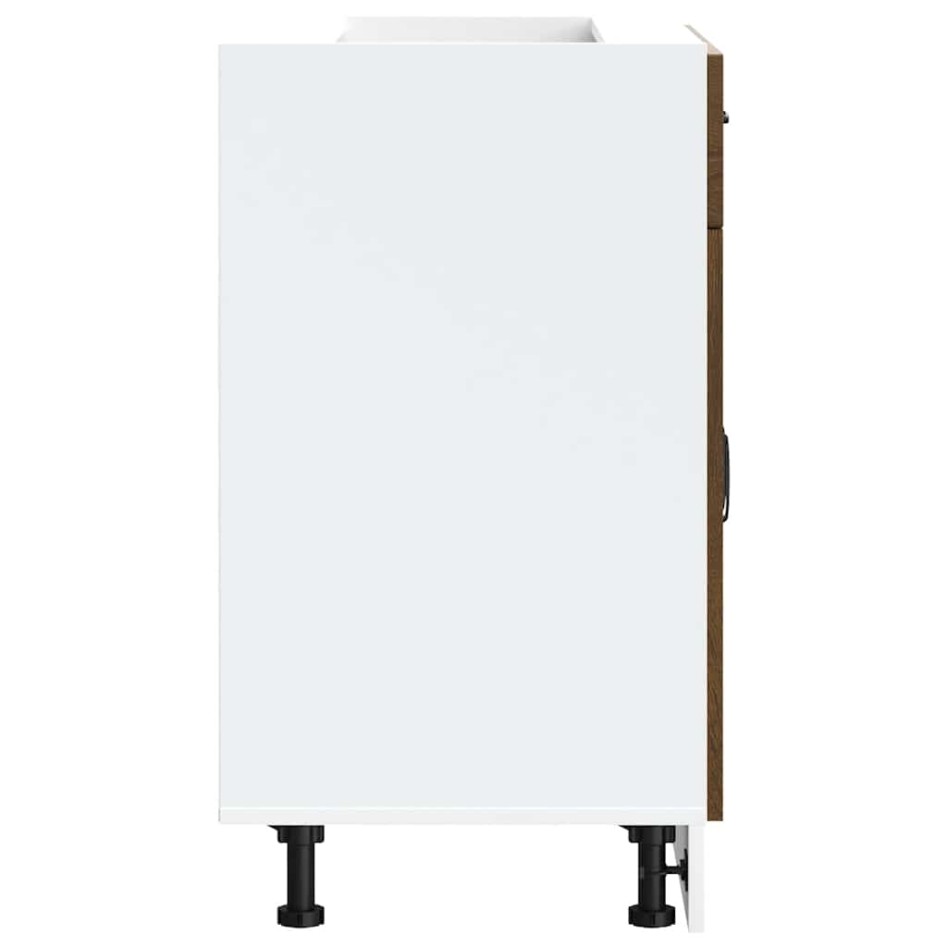 Mueble bajo de cocina Kalmar madera ingeniería de roble