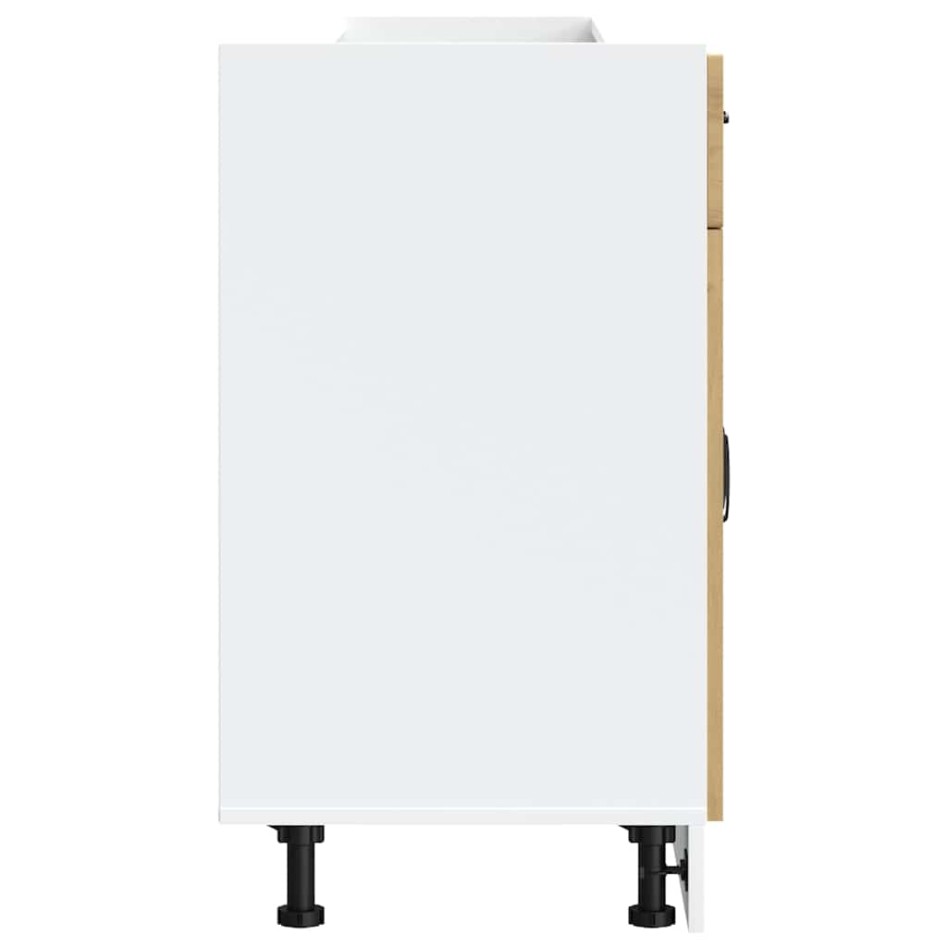 Mueble bajo de cocina Kalmar roble artesanal madera