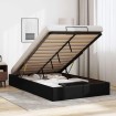 Estructura cama otomana sin colchón negro 120x190cm