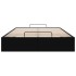 Estructura de cama otomana sin colchón negro 120x200