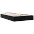 Estructura de cama otomana sin colchón negro 120x200
