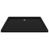 Plato de ducha rectangular negro ABS 80x100