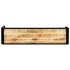 Mesa consola de madera maciza de mango sin tratar 140x35x76