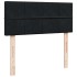 Estructura de cama otomana colchón terciopelo negro