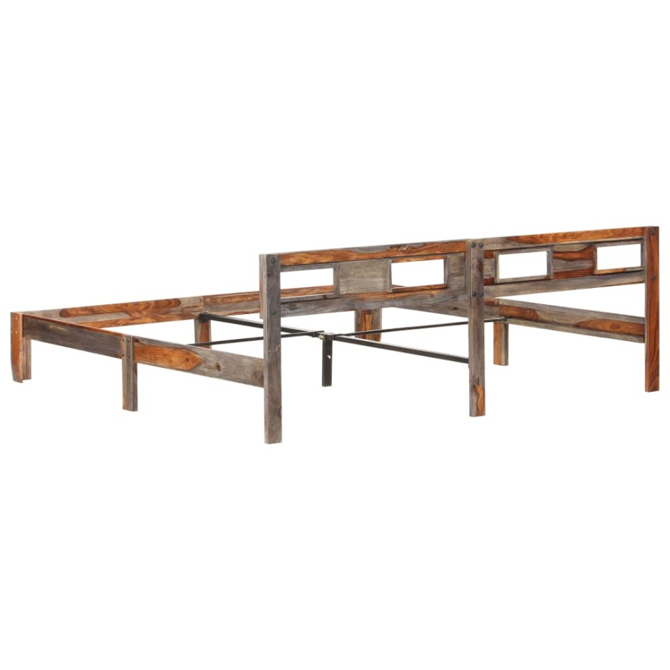 Estructura de cama de madera maciza de sheesham 200x200