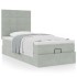 Estructura cama otomana colchones gris claro