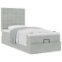 Estructura cama otomana colchones gris claro