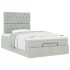 Estructura cama otomana colchones gris claro