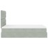 Estructura cama otomana colchones gris claro