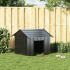 Caseta para perros con techo acero galvanizado 85x107x81
