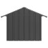 Caseta para perros con techo acero galvanizado 85x107x81
