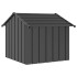 Caseta para perros con techo acero galvanizado 85x107x81