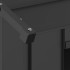 Caseta para perros con techo acero galvanizado 85x107x81