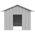 Caseta para perros con techo acero galvanizado 131x101x102